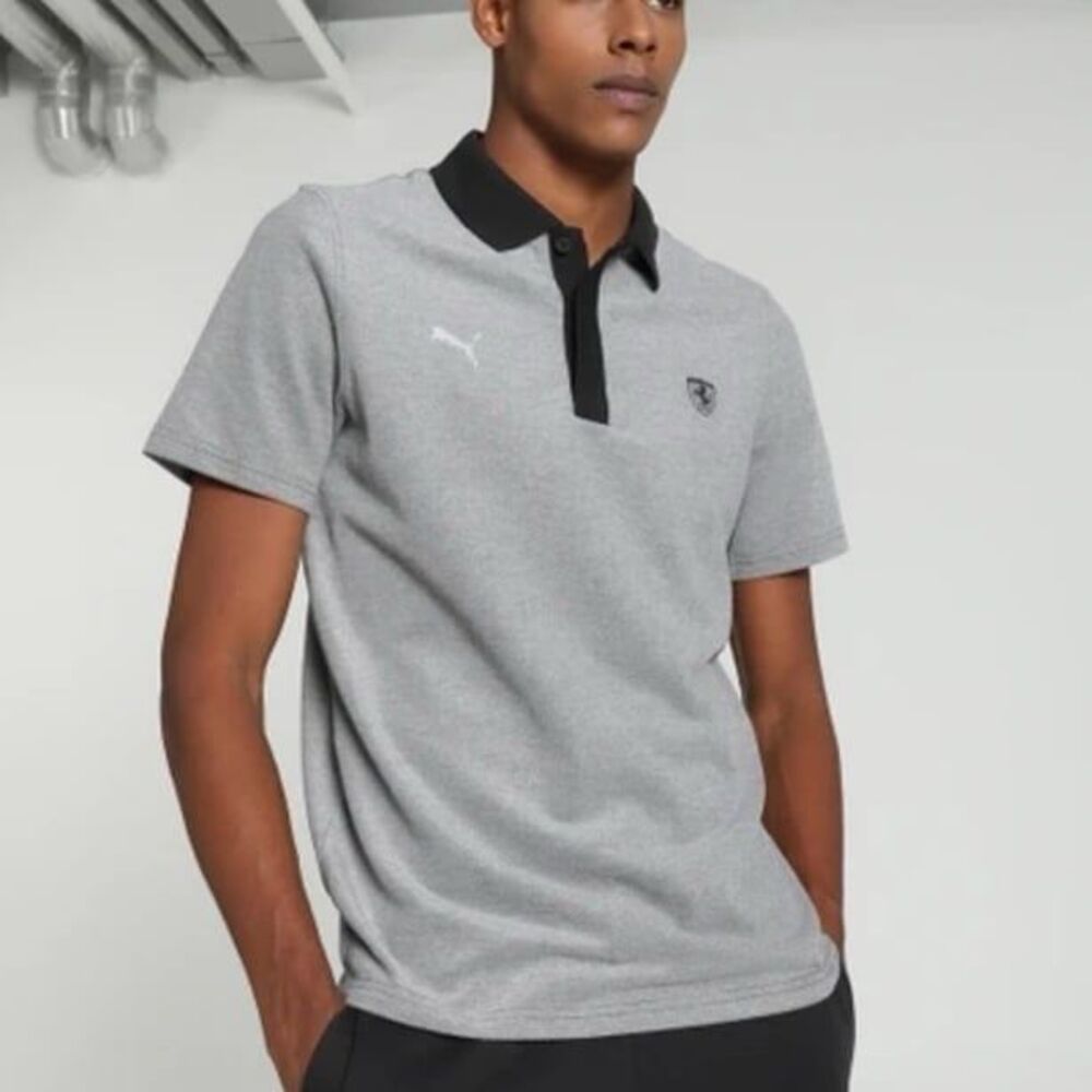 Scuderia Ferrari Style 2-Tone Men's Motorsport Polo PUMA